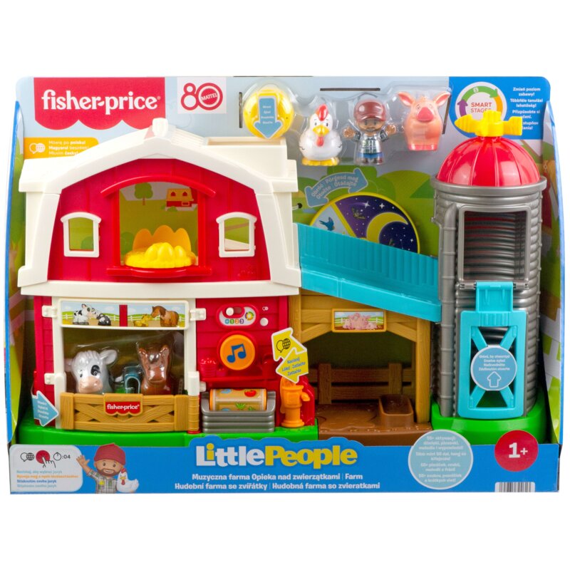 Zabawka interaktywna FISHER PRICE Little People Muzyczna farma Opieka nad zwierzątkami JGX10
