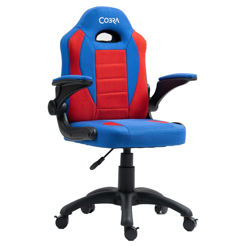 Fotel gamingowy COBRA Junior Pro CRF2301 7.1T Czerwono-niebieski