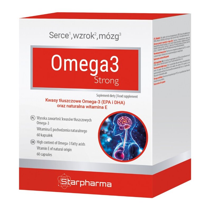 Kwasy Omega 3 STARPHARMA Strong (60 kapsułek)