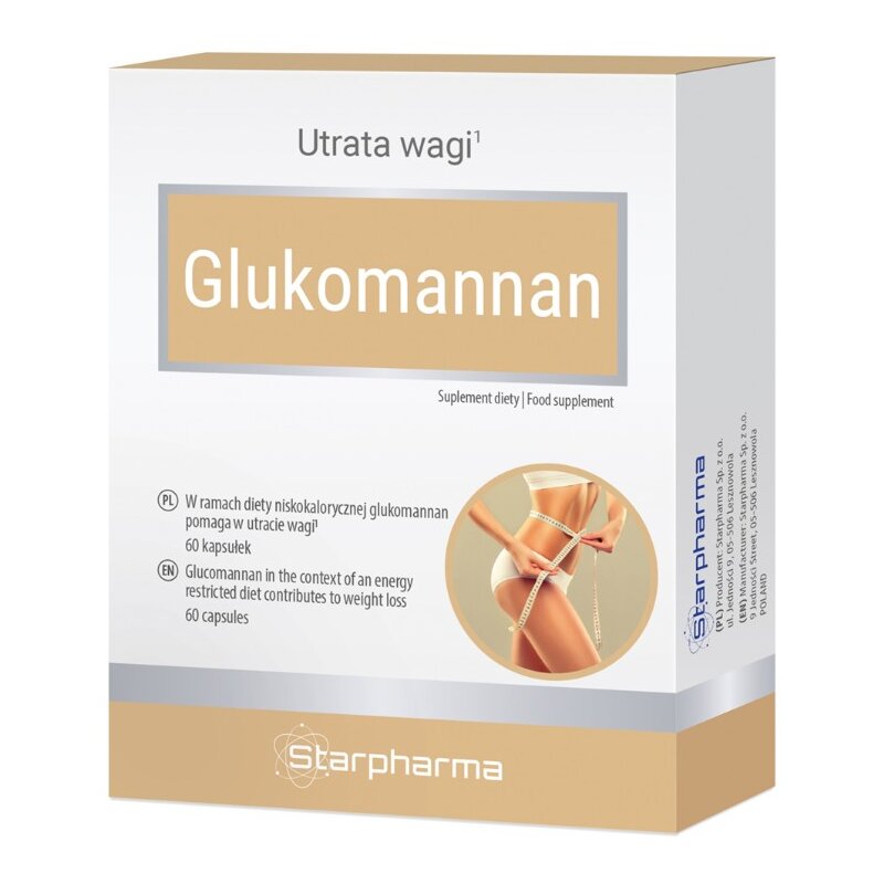 Suplement diety STARPHARMA Glukomannan (60 kapsułek)