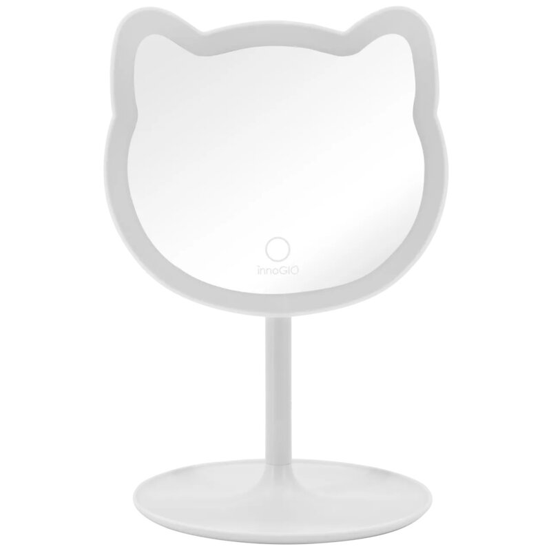 Lusterko kosmetyczne INNOGIO GIOperfect White Cat Podświetlenie LED