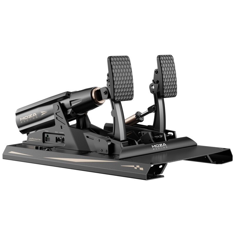 Zestaw pedałów gaz CRP2 + aktywny pedał uniwersalny mBooster MOZA Racing mBooster Pedal Set RS082 (PC)