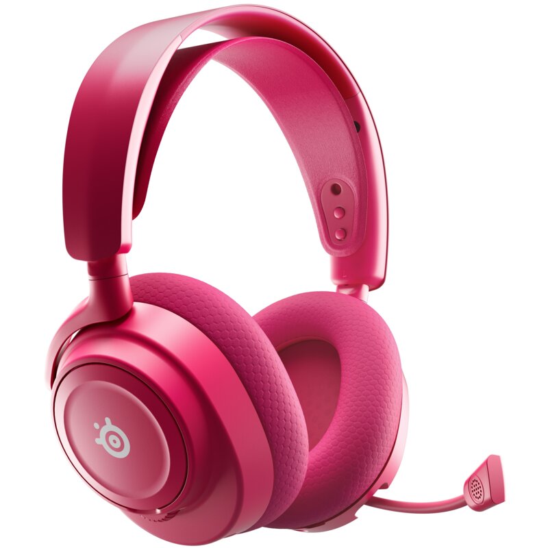 Słuchawki STEELSERIES Arctis Nova 7P Gen 2 Bezprzewodowe, Nauszne, Dźwięk przestrzenny Różowy