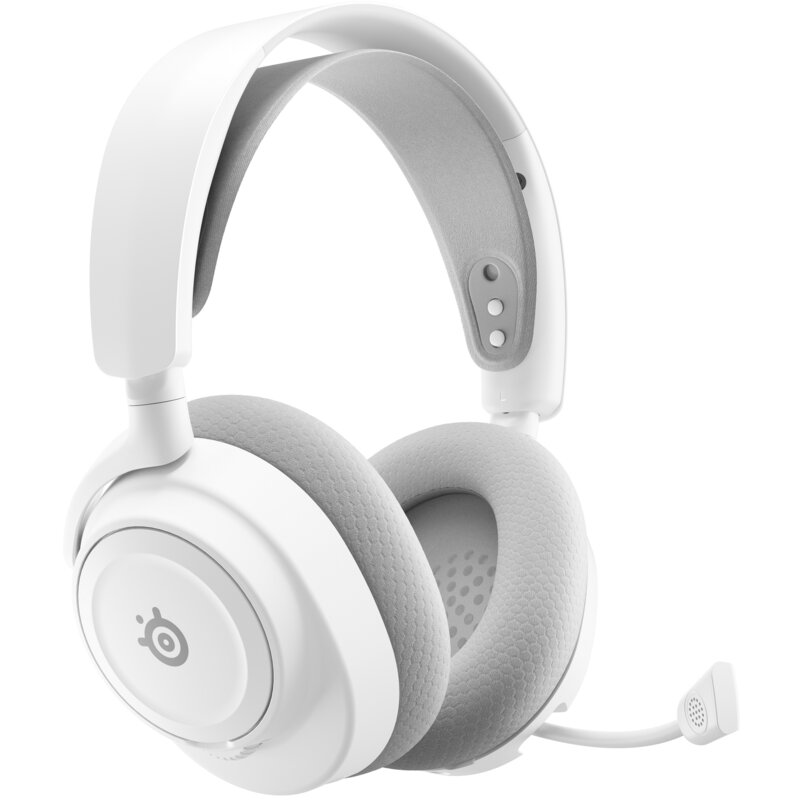 Słuchawki STEELSERIES Arctis Nova 7P Gen 2 Bezprzewodowe, Nauszne, Dźwięk przestrzenny Biały