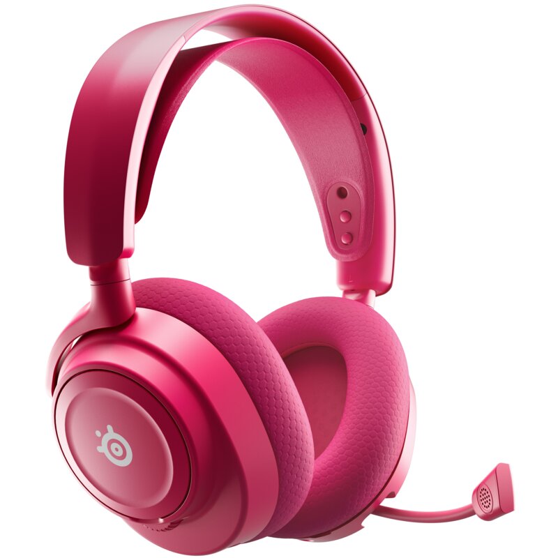 Słuchawki STEELSERIES Arctis Nova 7X Gen 2 Bezprzewodowe, Nauszne, Dźwięk przestrzenny Różowy
