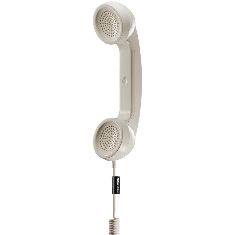 Słuchawka NATIVE UNION Pop Phone USB-C z funkcją odbierania/kończenia połączeń Piaskowy