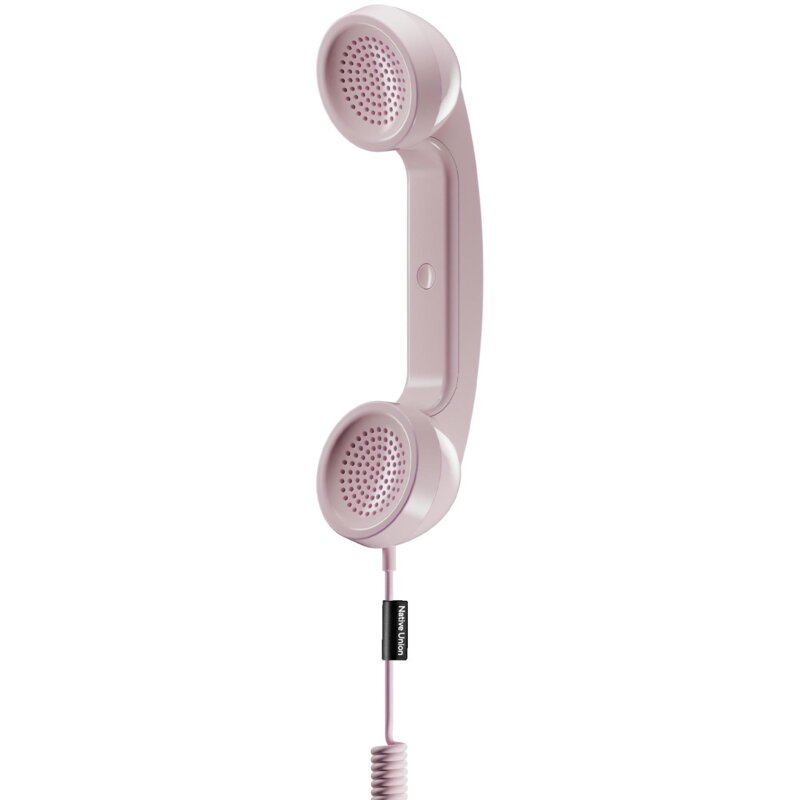 Słuchawka NATIVE UNION Pop Phone USB-C z funkcją odbierania/kończenia połączeń Różowy