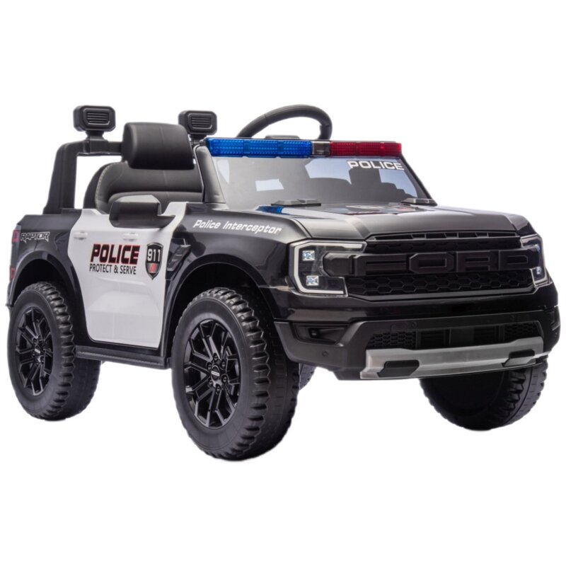 Samochód dla dziecka MILLY MALLY Ford Ranger Police Czarny