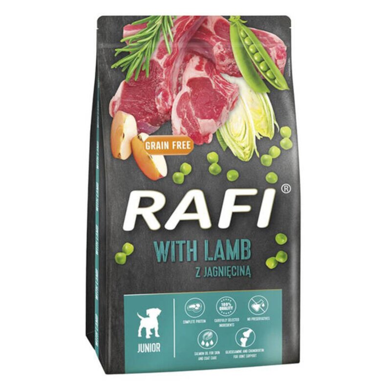 Karma dla psa RAFI Junior z jagnięciną 10 kg