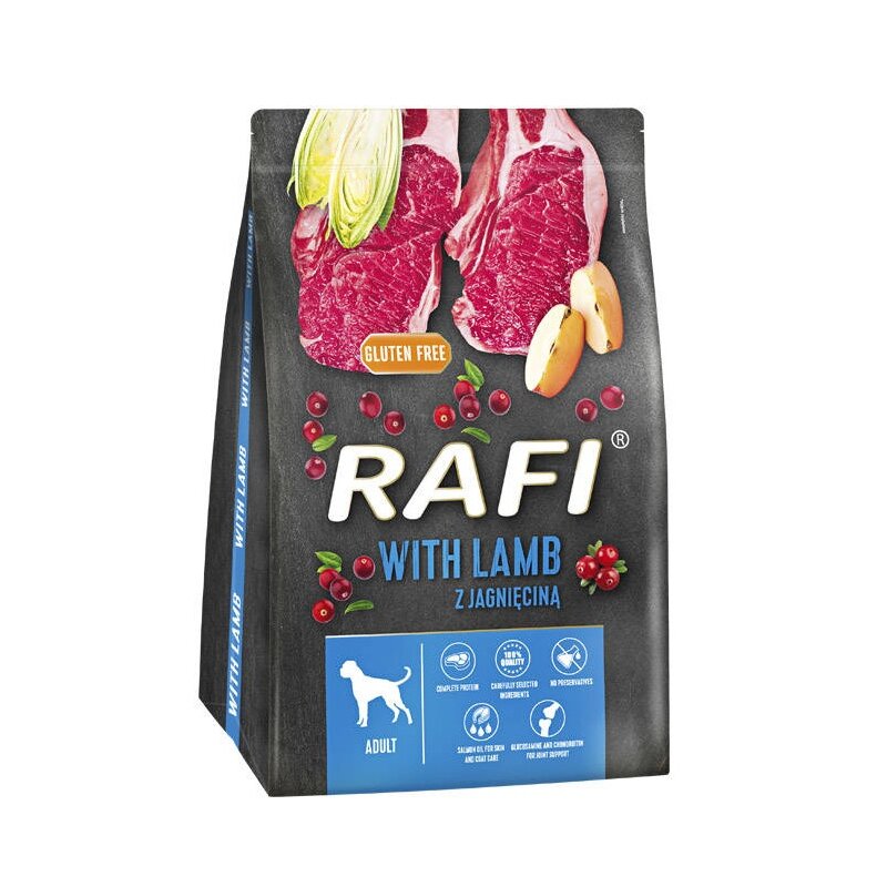 Karma dla psa RAFI z jagnięciną 3 kg