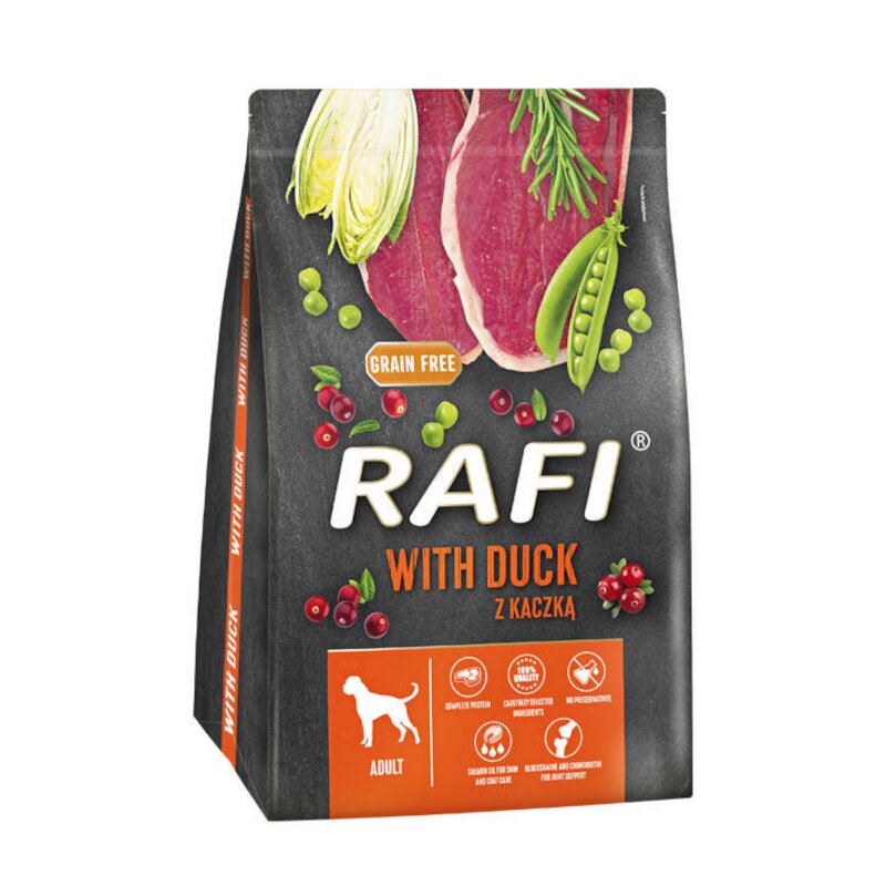 Karma dla psa RAFI Z kaczką 3 kg