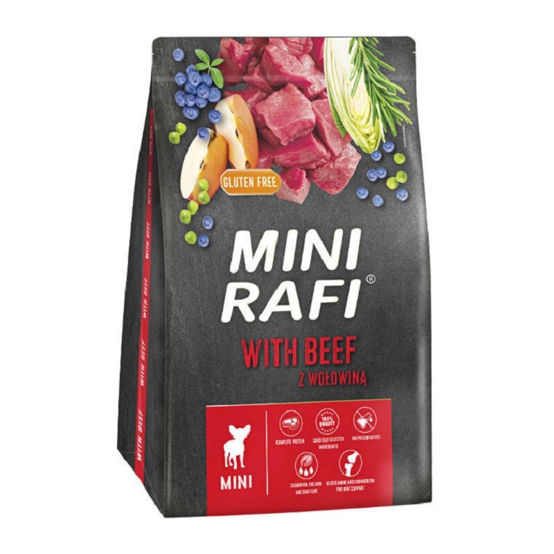 Karma dla psa RAFI Mini Wołowina 3 kg