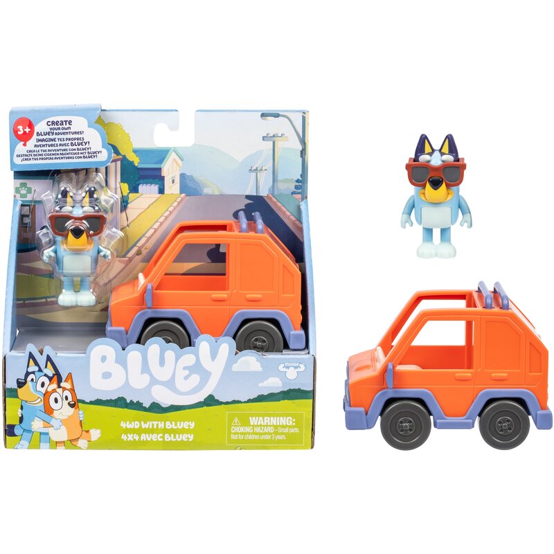 Figurka BLUEY Mini zestaw auto 4WD BLU18926