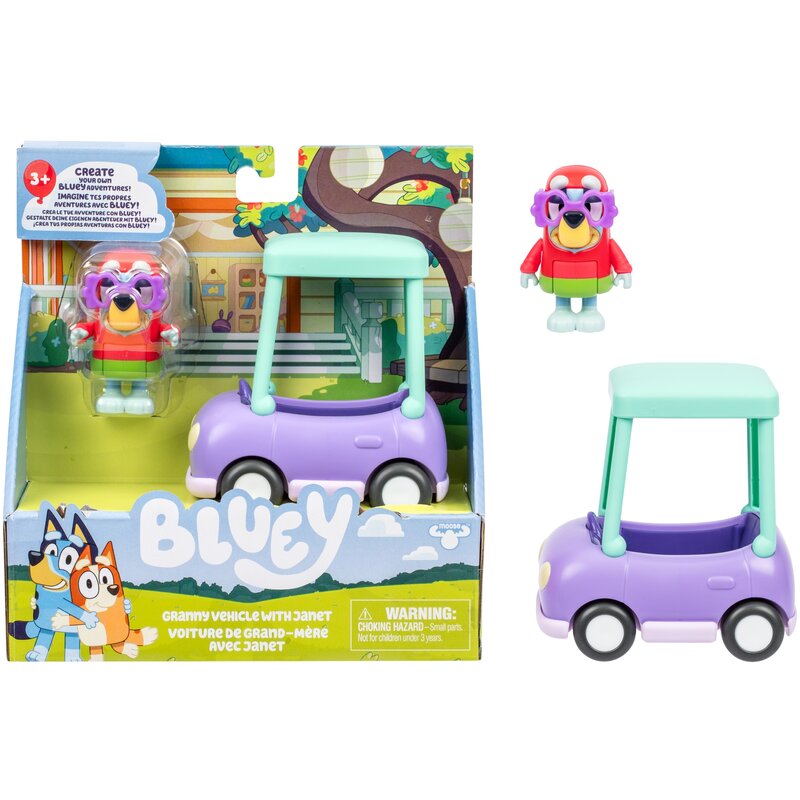Figurka BLUEY Auto Babci & Janet BLU18924