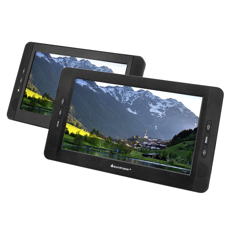 Przenośny odtwarzacz DVD SOUNDMASTER DB1850SW (dwa ekrany) Czarny