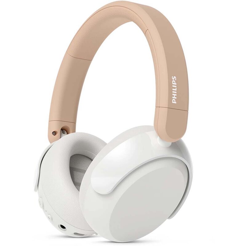 Słuchawki nauszne PHILIPS TAK5500AL ANC Beżowo-biały