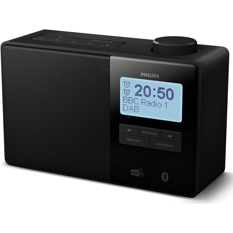 Radio PHILIPS TAR5600/00 Cyfrowe Przenośne Czarny