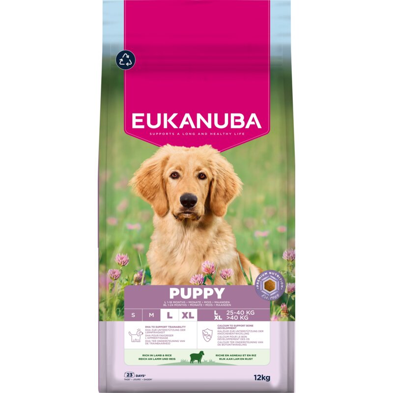 EUKANUBA Puppy L XL Rich in lamb & rice - sucha karma dla psa - 12kg