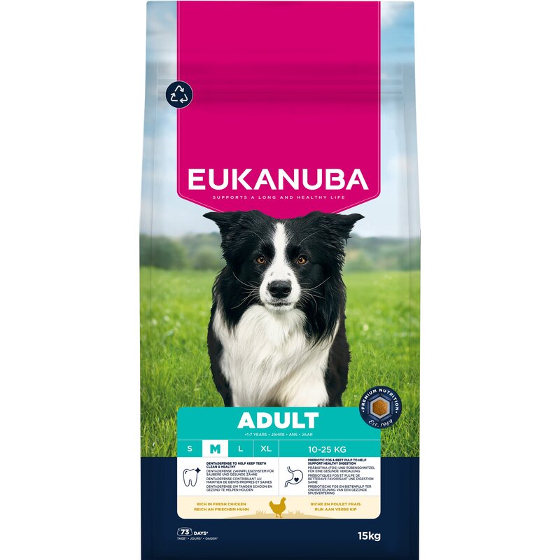Karma dla psa EUKANUBA Adult Medium Breeds Kurczak 15 kg