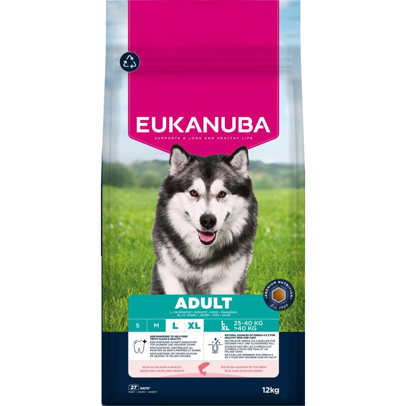Karma dla psa EUKANUBA Adult Large Breed Łosoś 12 kg
