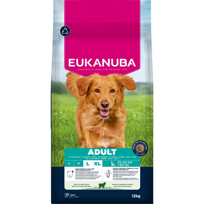 Karma dla psa EUKANUBA Adult Large Breed Jagnięcina 12 kg