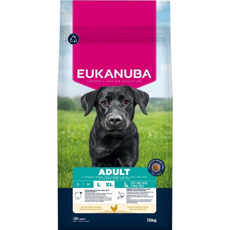 Karma dla psa EUKANUBA Adult Large Breed Kurczak 15 kg