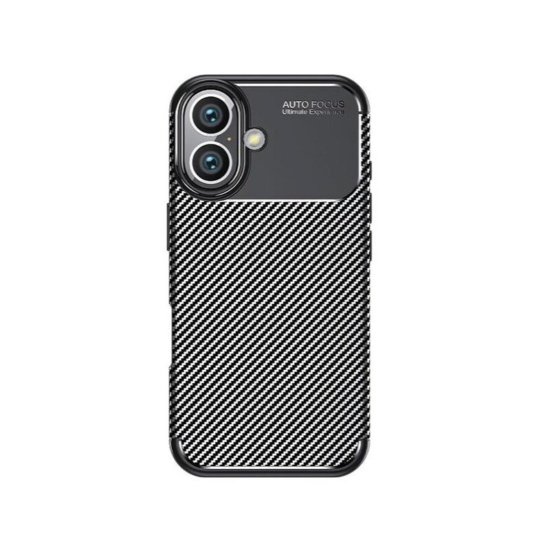 Etui BELINE Carbon Armor do Apple iPhone 16 Plus Czarny