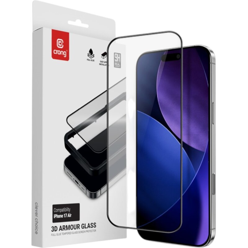 Szkło hartowane CRONG 3D Armour Glass do Apple iPhone Air