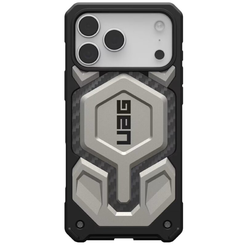 UAG Monarch Pro etui do iPhone 17 Pro Max MagSafe titanium