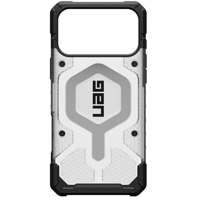 Etui UAG Pathfinder Clear do Apple iPhone 17 Pro Max Srebrny