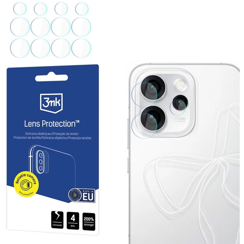 Szkło hybrydowe na obiektyw 3MK Lens Protection do Oppo Reno 15 CPH2825