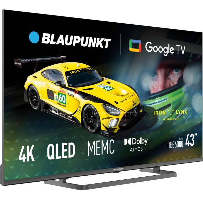 Telewizor BLAUPUNKT 43QBG6000S 43" QLED 4K Google TV Dolby Atmos Dolby Vision