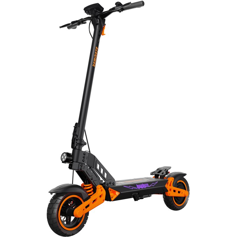Hulajnoga elektryczna KAMIKAZE K1 Lite 60km 800W Amortyzacja 10" Podświetlany podest Czarny