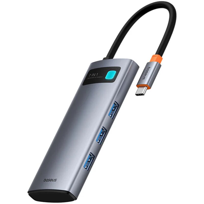 Hub BASEUS Joystar Metal Gleam USB Typu C, Pasywny