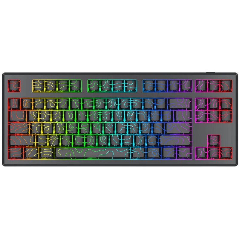 Redragon K737B-RGB-PRO Uranus Pro Silky Frost Linear Switch Czarny