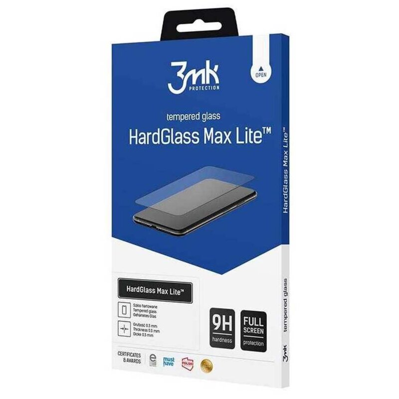 3mk HardGlass Max Lite Black do Xiaomi 15T 5G/ 15T Pro 5G