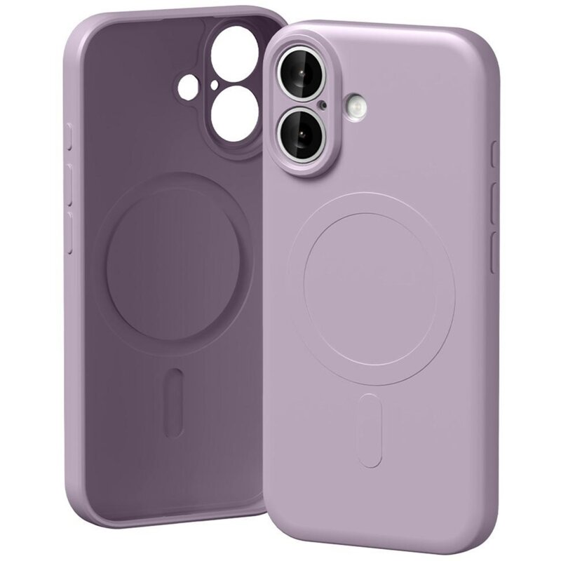 Mercury Semi-Silicone MagSafe do iPhone 17 lawendowa szarość