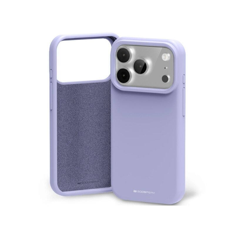 Mercury Silicone do iPhone 17 Pro lawendowa szarość