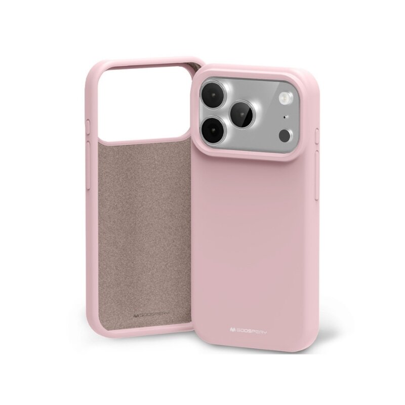 Mercury Silicone do iPhone 17 Pro rożowo-piaskowy