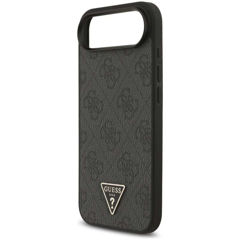 Etui GUESS 4G Strap Triangle Logo MagSafe do Apple iPhone Air Czarny + brelok