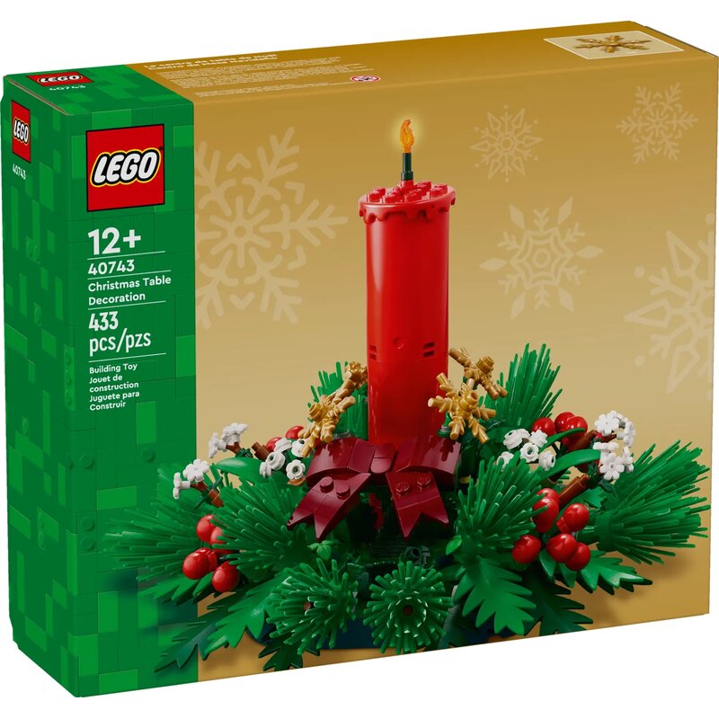 LEGO Iconic 40743 Świąteczna dekoracja stołu