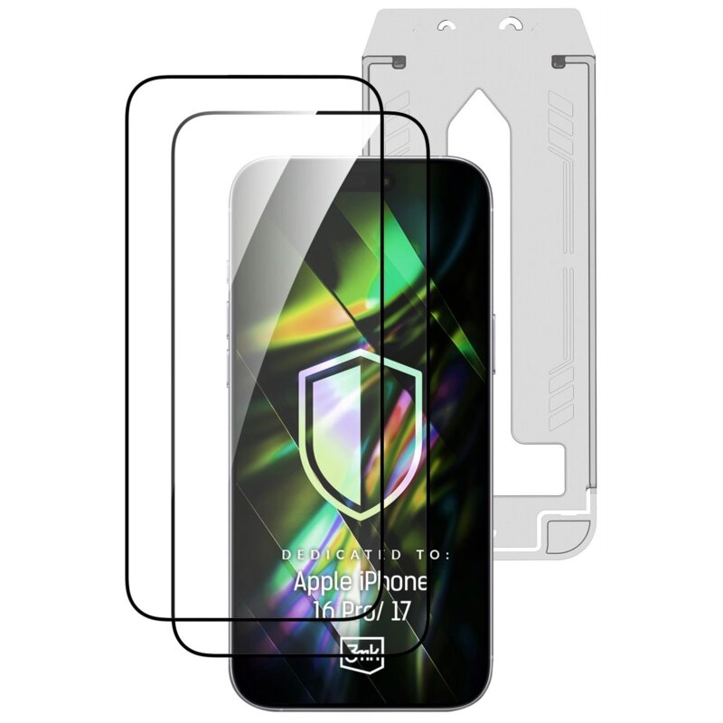 Szkło hartowane 3MK Hardy Hardura 9H do Apple iPhone 16 Pro/17 (2 szt.)