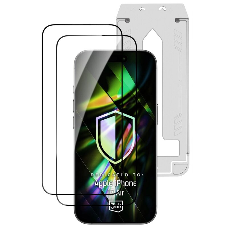 Szkło hartowane 3MK Hardy Hardura 9H do Apple iPhone Air (2 szt.)