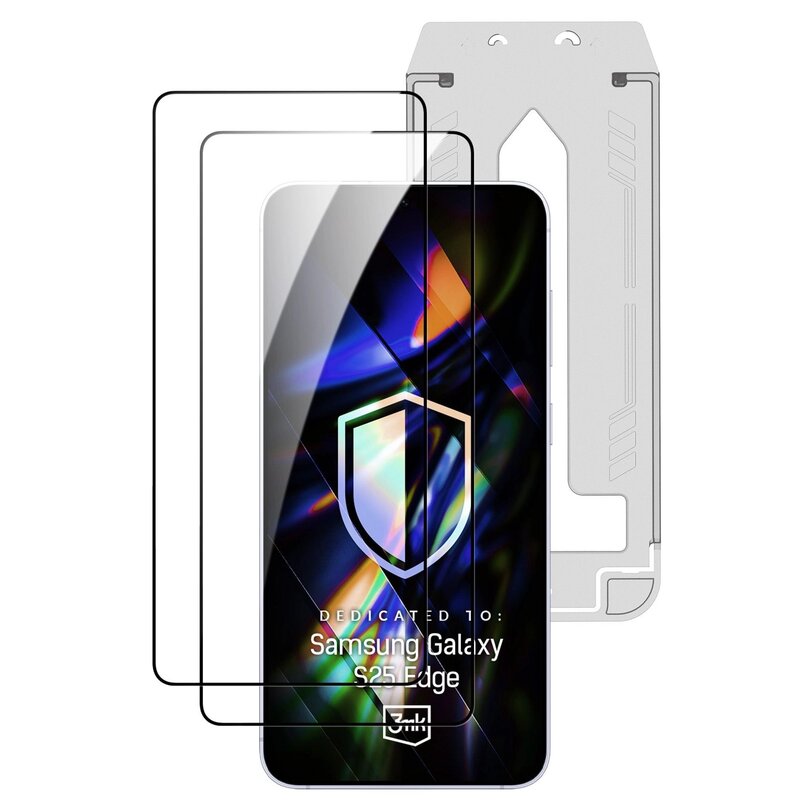 Szkło hartowane 3MK Hardy Hardura do Samsung Galaxy S25 Edge (2 szt.)