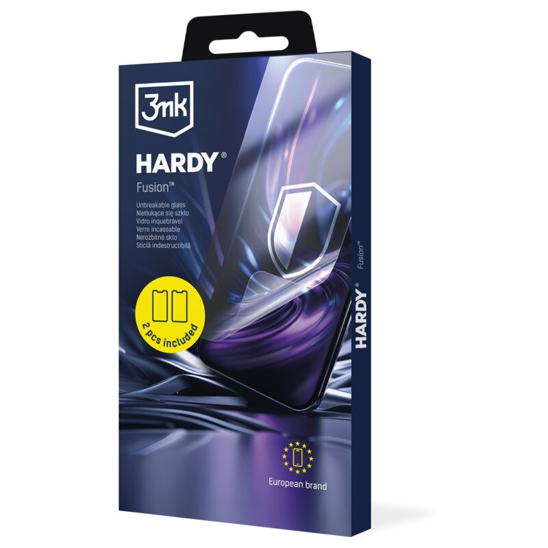 Szkło hybrydowe 3MK Hardy Fusion do Samsung Galaxy Z Fold 7 (2 szt.)
