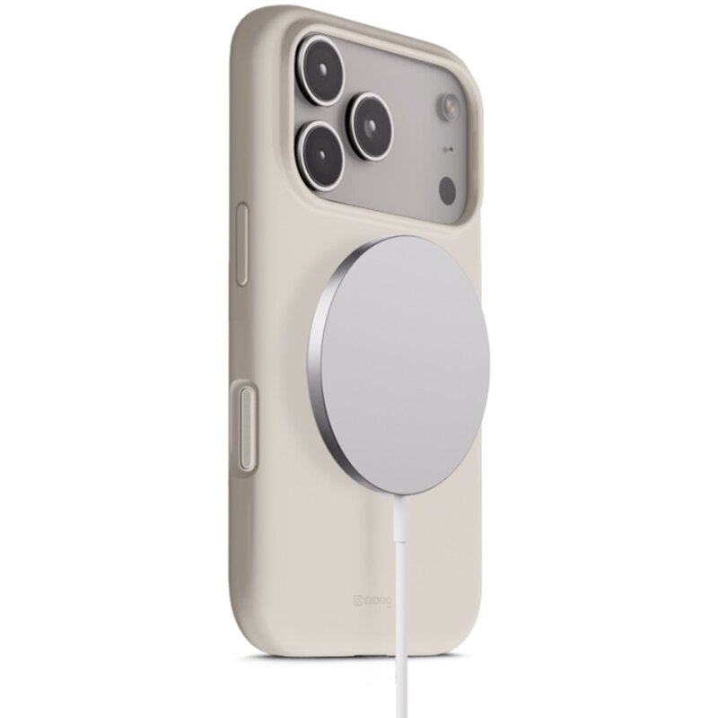 Etui CRONG Color Cover Magnetic MagSafe do Apple iPhone 17 Pro Kamienny beż