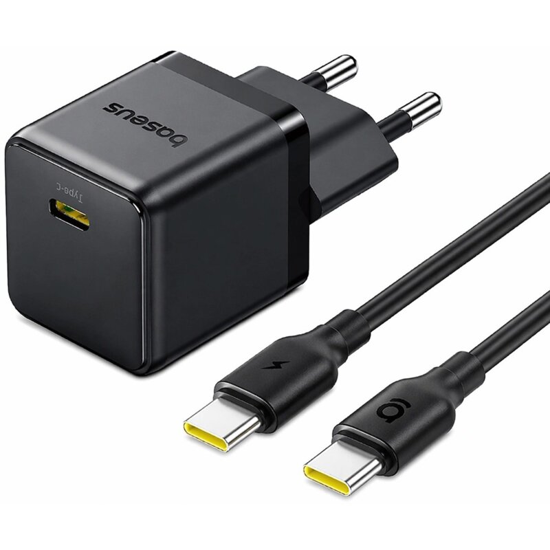 Ładowarka sieciowa BASEUS Palm 1C 20W Czarny ładowarka sieciowa USB-C