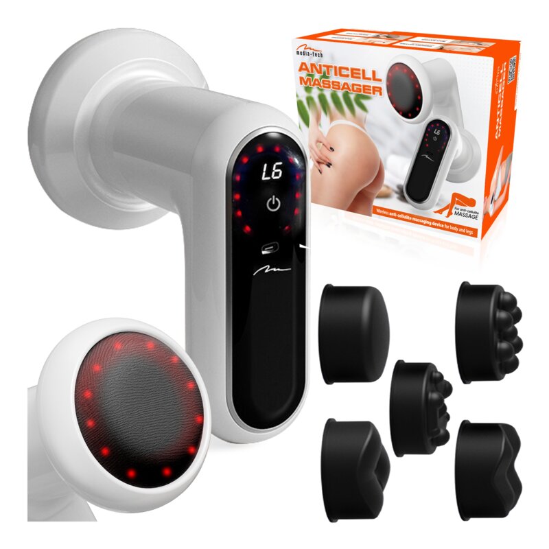 Masażer antycellulitowy MEDIA-TECH Anticell Massager MT6536 światłoterapia