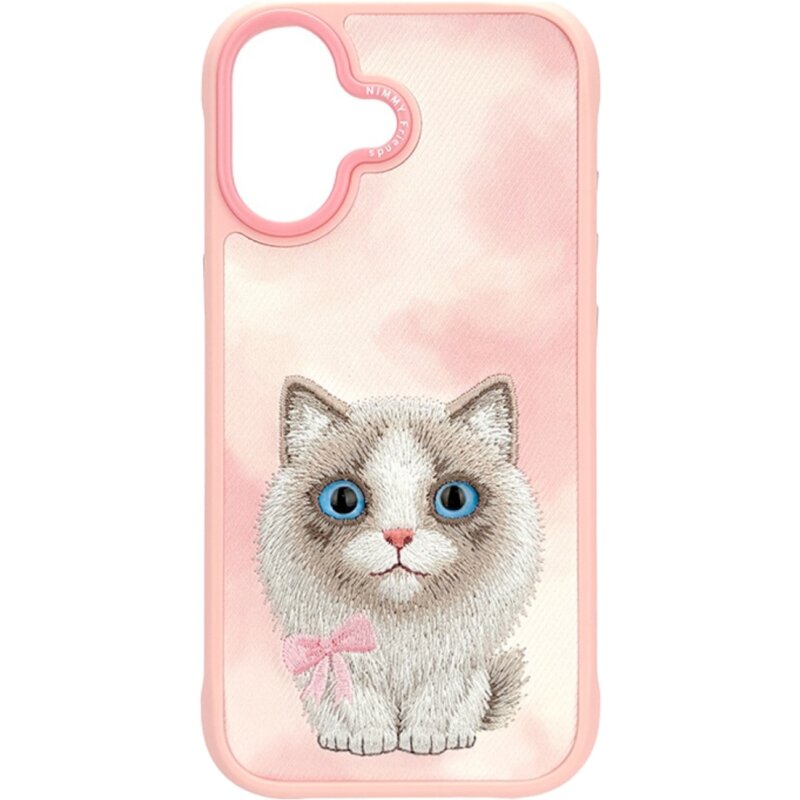 Nimmy Big Eyed Pet 2.0 Cat do iPhone 17 Różowy