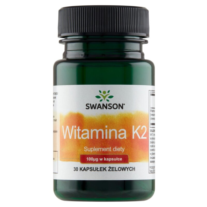 Witamina K2 MK-7 SWANSON Naturalna (30 kapsułek)